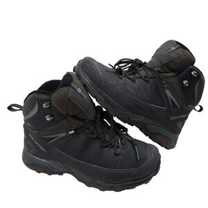 Salomon Mens 7 X Ultra Mid Winter CS WP Boots Black